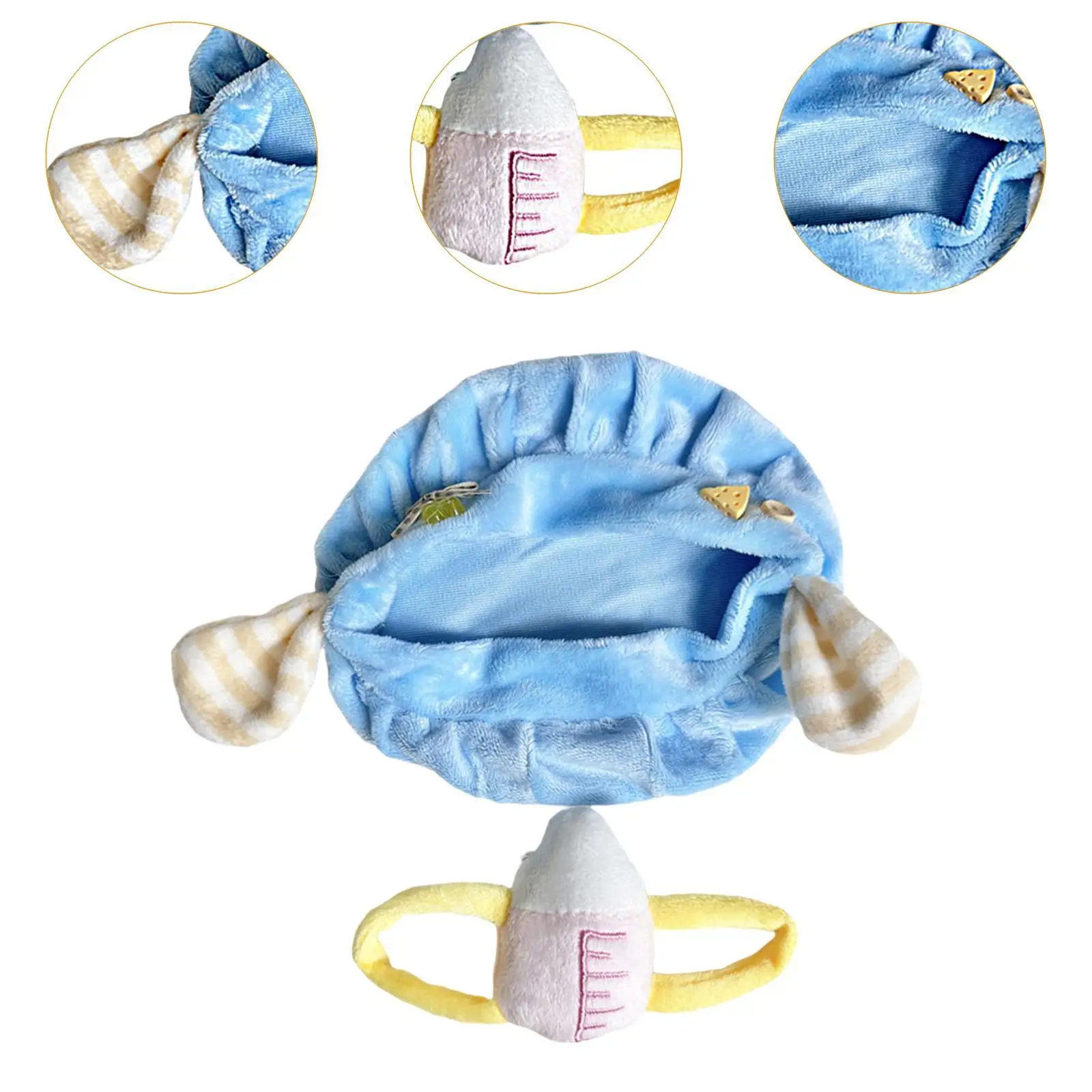 Akcesoria do kostiumu dla lalek, kapelusz dla lalek 20 cm, zawieszka, lalka modowa, prezenty urodzinowe dla lalek.