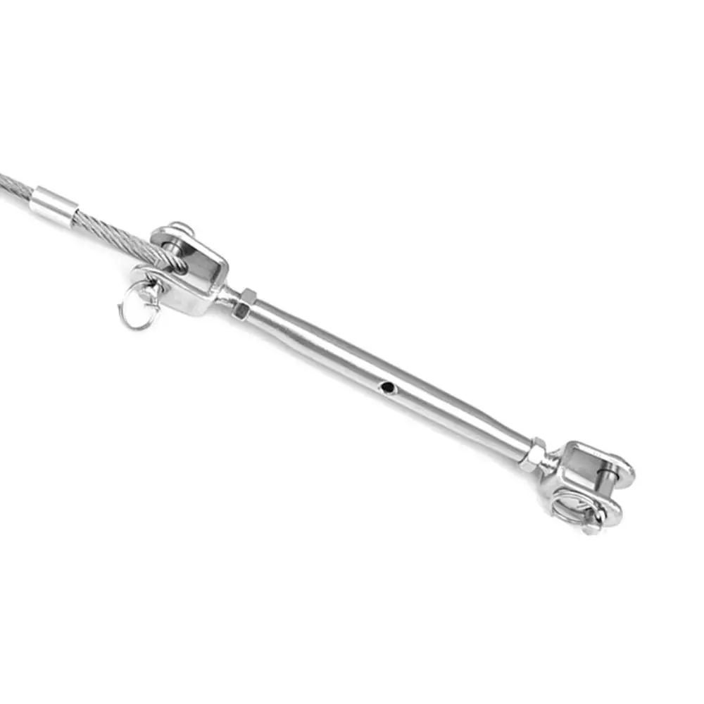 Screw Closed Body Marine Rigging Length Adjuster Clamp Hardware Tensioner 304 Stainless Steel M5-M12 Jaw Turnbuckle Bolt