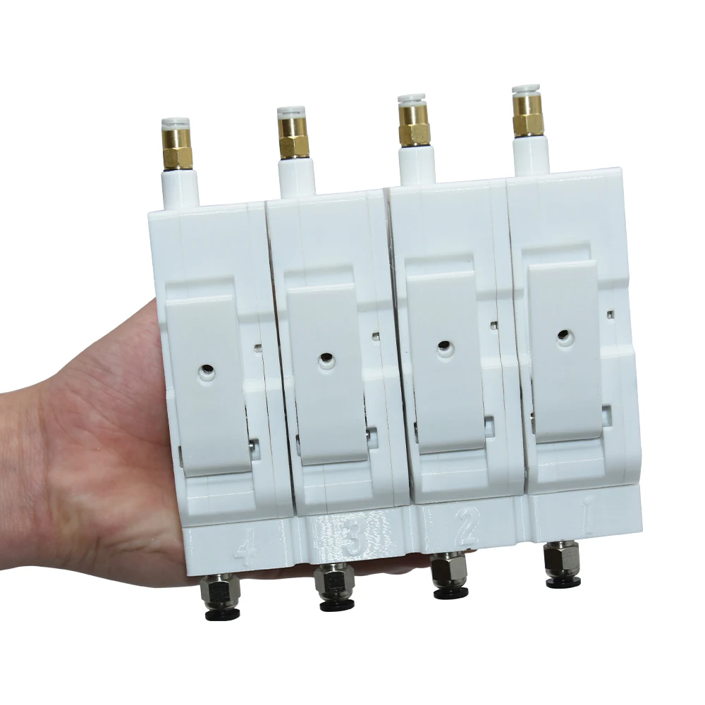 Última unidad agrícola de recarga automática BMCU 370C AMS Lite de 4 canales con Sensor de búfer bidireccional para la serie BambuLab A1/A1 MINI/P1