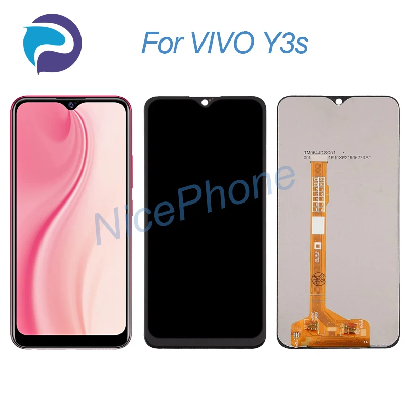 ДЛЯ VIVO Y3s LCD дисплей кодирующий преобразователь сенсорного экрана в сборе Замена 6,35 