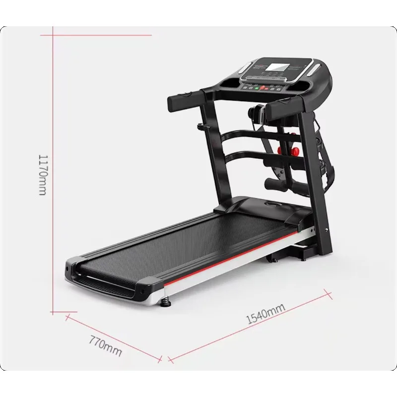 Treadmill up 1.0-14km/h Foldable Electric Treadmill Gym Equipment for Home Convenient Storage