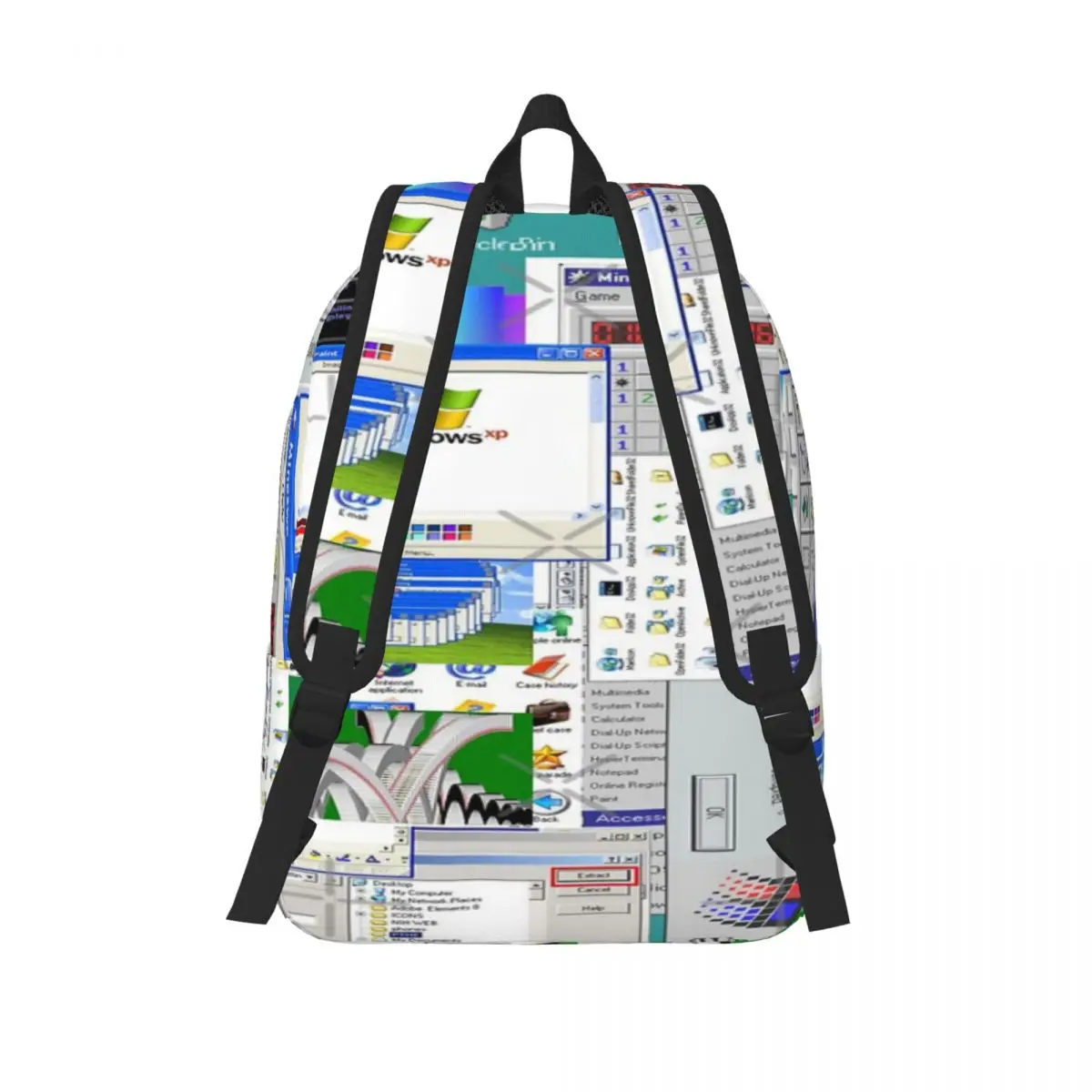 Windows XP Collage Simple and stylish backpack 2023 Hot Sale Bags