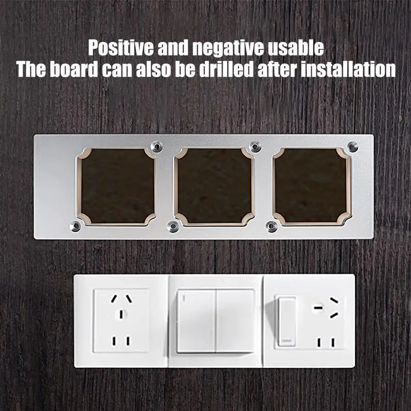 Socket Template Model Tool 86 Type Socket Bottom Box Lightweight Carpentry Decoration Opening Template Electrical Outlet