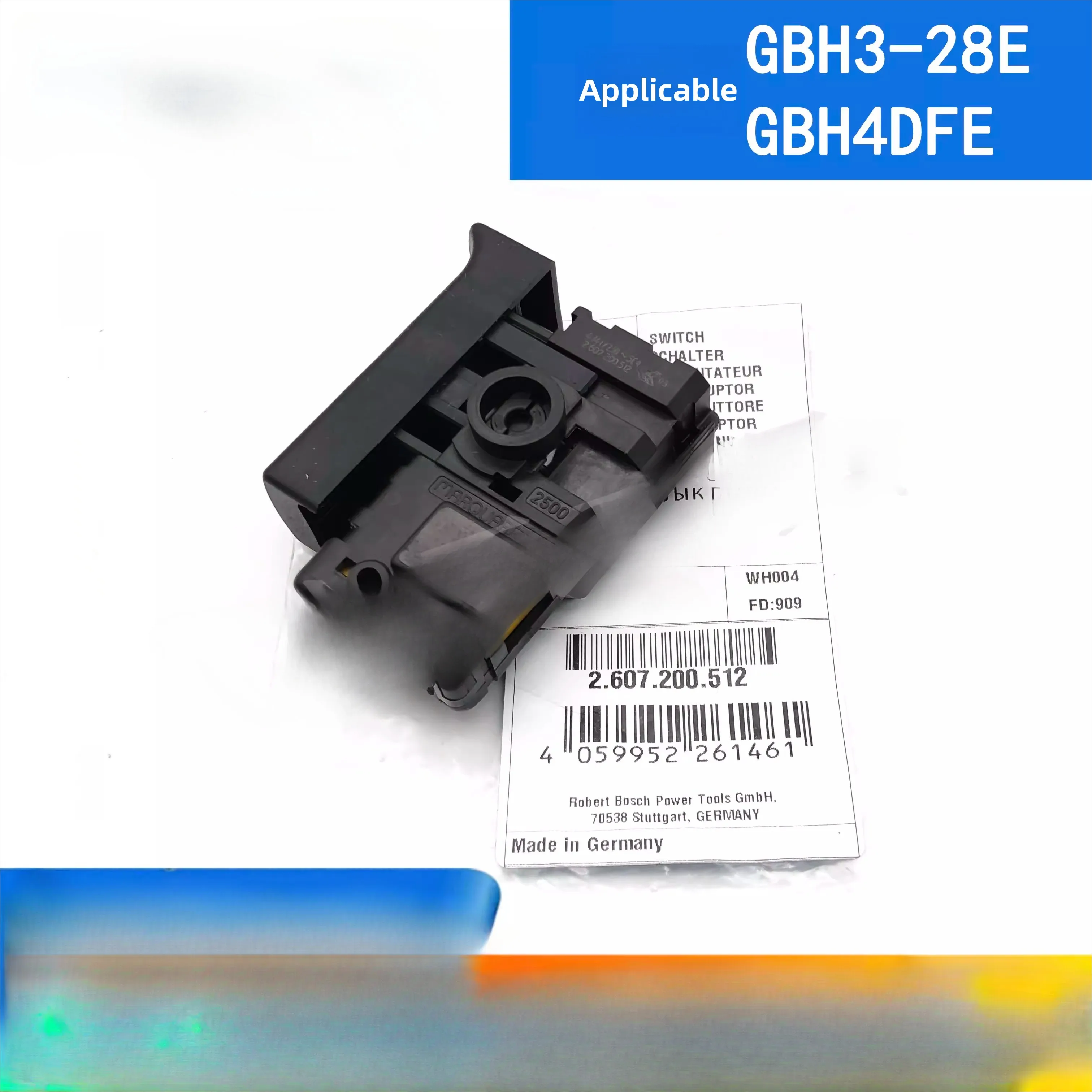 

Аксессуары для стартового переключателя электрического молотка GBH4DFE/3-28E, ударная дрель/переключатель управления скоростью