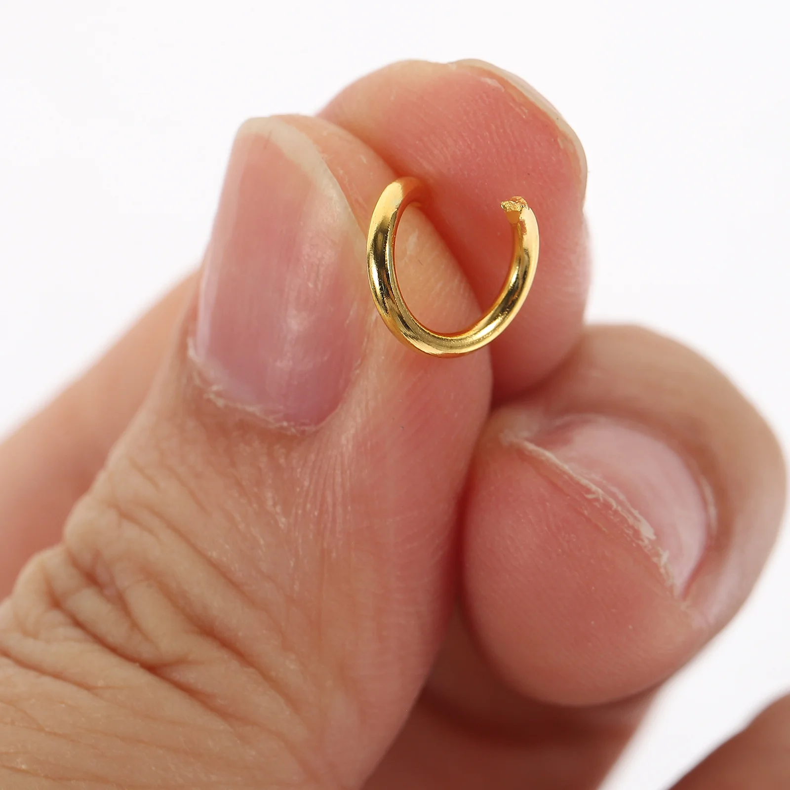 

500Pcs Stainless Steel Open Jump Rings Durable Jewelry Connectors DIY Necklace Bracelet Repair Supplies Split Ring