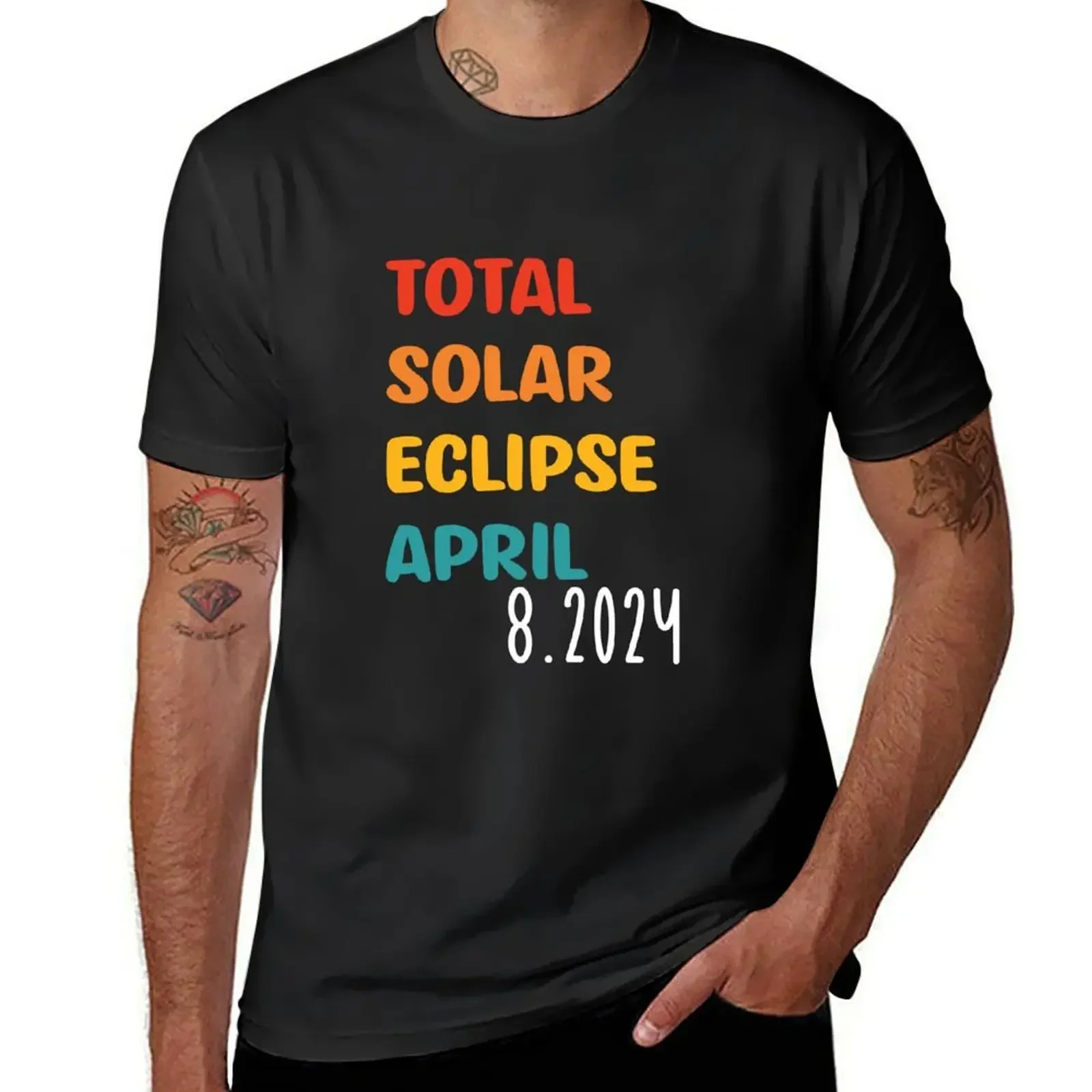 Total Solar Eclipse USA America Canada Mexico April 8th 2024 T-Shirt vintage t shirts anime designer shirts luxury clothes men