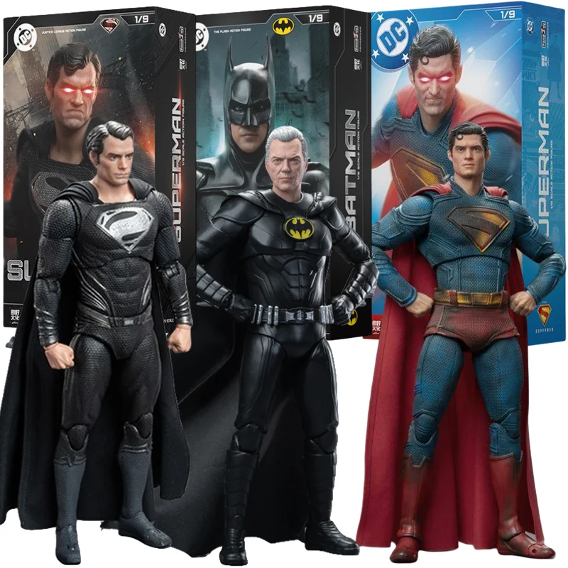 

Фигурки героев Justice League в масштабе 1/9: Бэтмен, Супермен, Бэтмен Китон, аниме-фигурки, коллекционные модели, игрушки, подарок