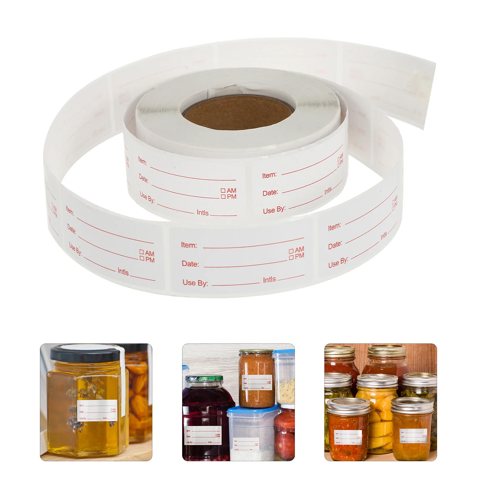 

Food Storage Labels Removable Stickers for Canning Jars Fridge Freezer Kitchen Safe Adhesive Material Home Office