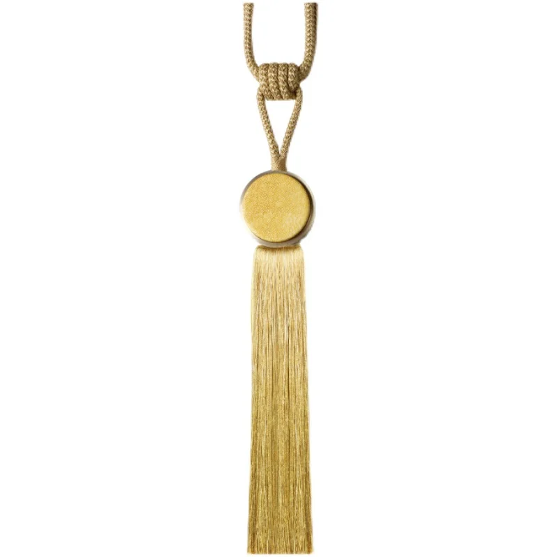 2 Pcs/set Minimally Designed Bedroom Curtain Tiebacks Luxury Rope Tassel Hanging Ball Bandages Brushes Curtain Accessories