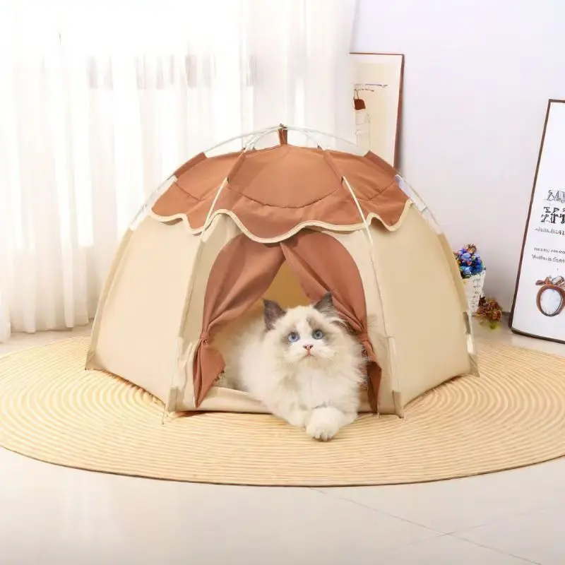 Casa de campaña transpirable para perros y gatos - Portátil plegable