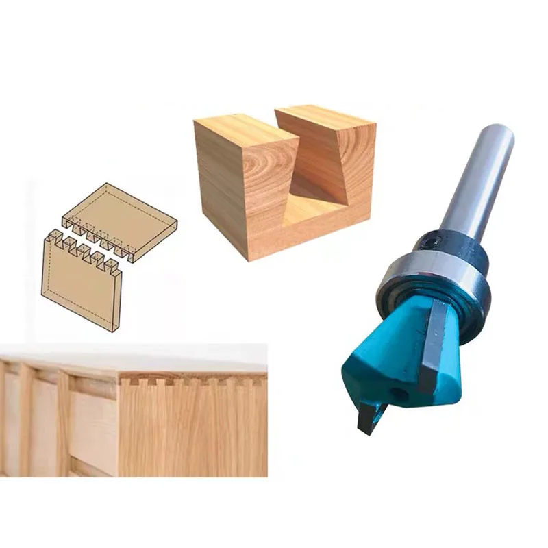 Imagem -02 - Carpintaria Portátil Dovetail Jig Máquina Semi-permeável Mortise Máquina 12 Novo