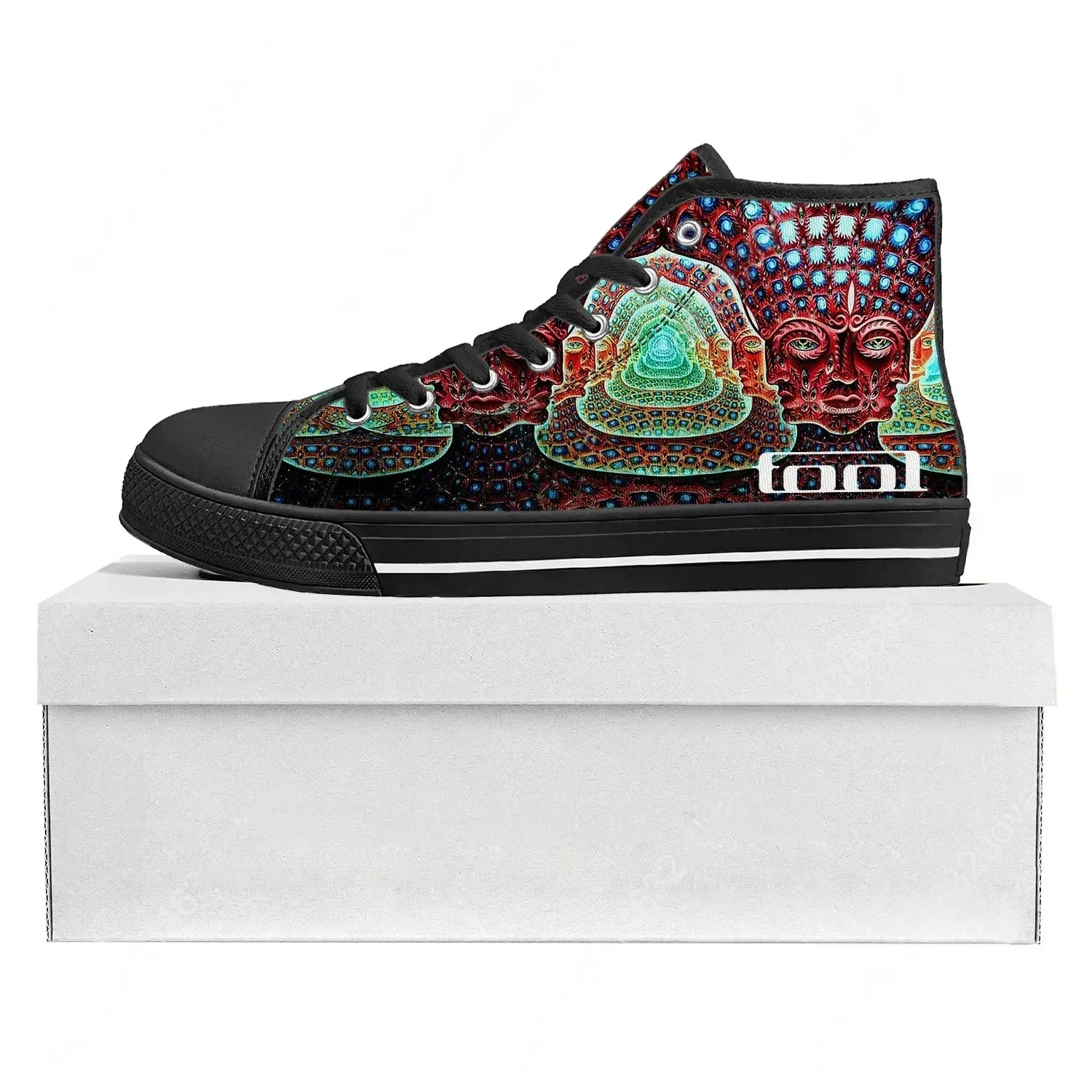 

Tool Rock Band High Top High Quality Sneakers Mens Womens Teenager Canvas Sneaker Casual Custom Made Shoes Customize DIY Shoe