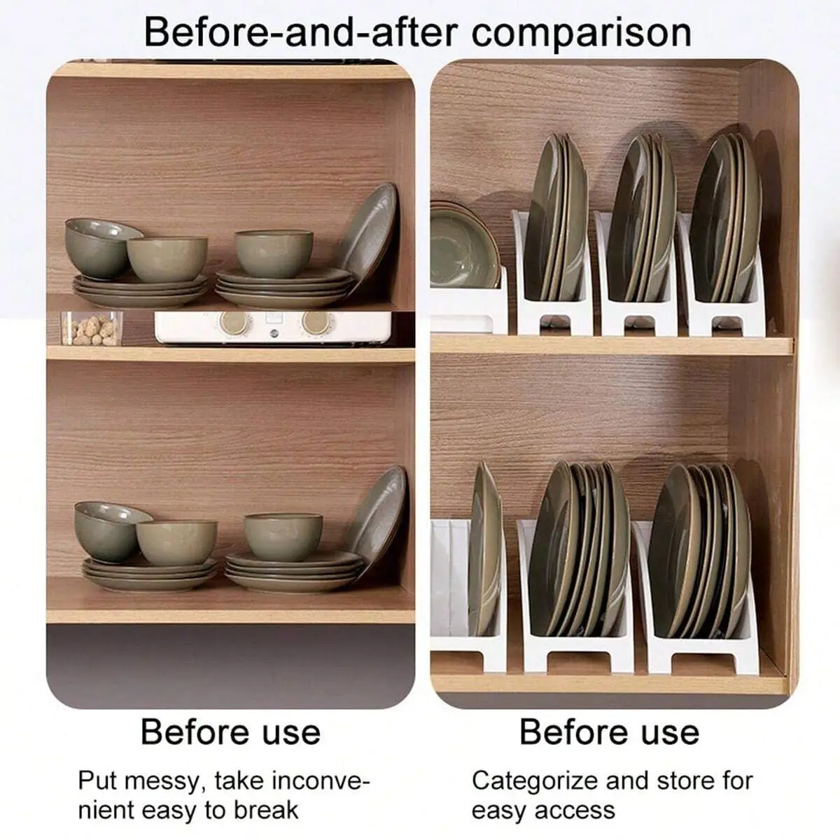 1pc-Water Leakage Folding Drain Bowl Tray Rack Plastic Tableware Bowl Chopsticks Organizer Box Kitchen Utensils Dish Storage Rac