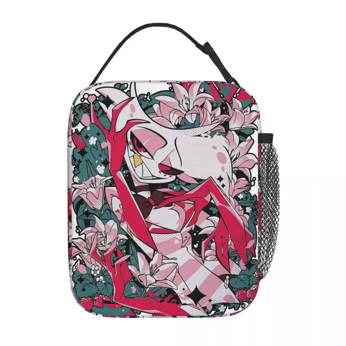 

Hazbins Hotels Angel Dust Insulated Lunch Bags Cooler Bag Reusable Portable Tote Lunch Box Food Storage Bags Office Outdoor