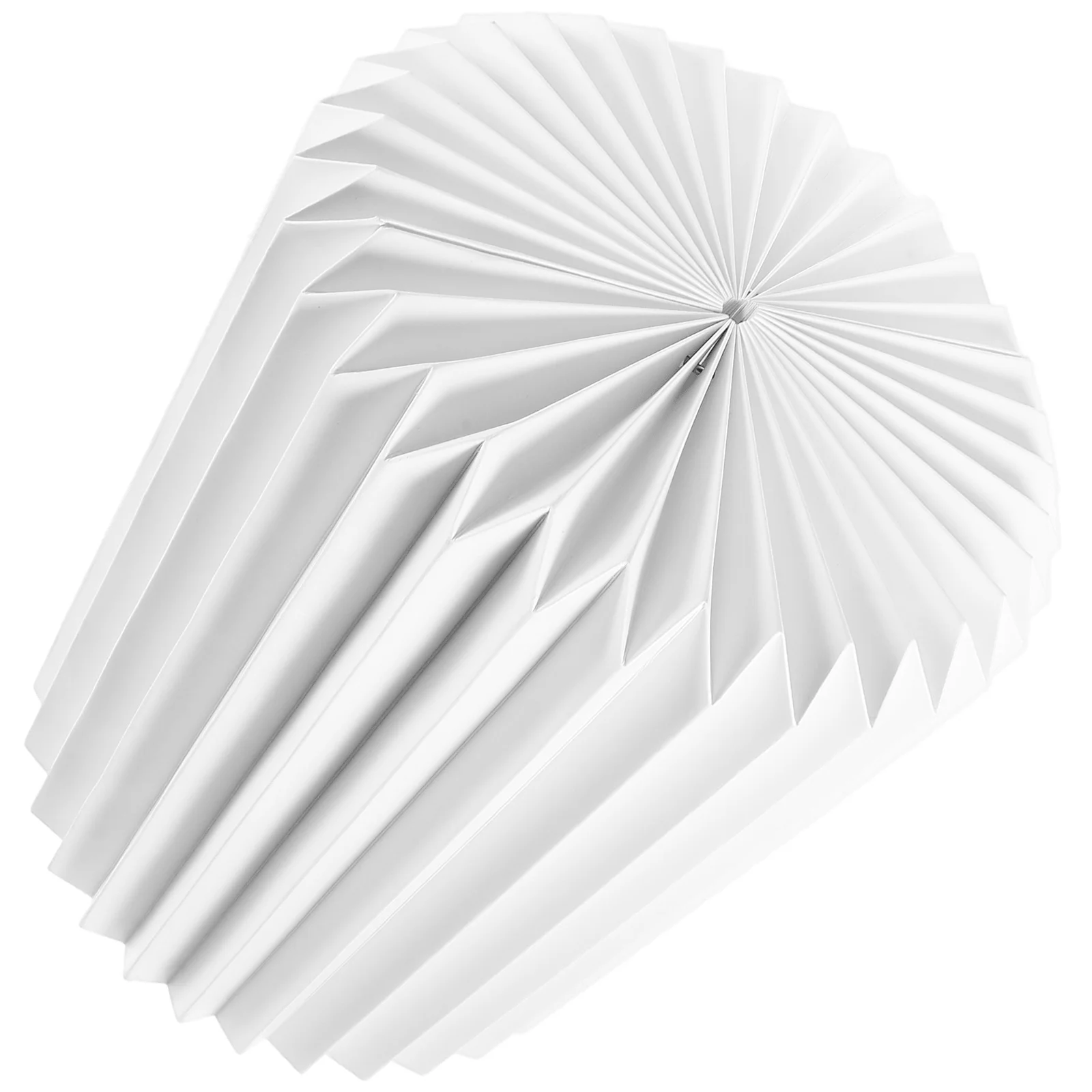 

Pleated Origami Lampshade Paper Magnet Material Decorative Light Accessory Home Office Coffee Shop Paper Lamp Shade