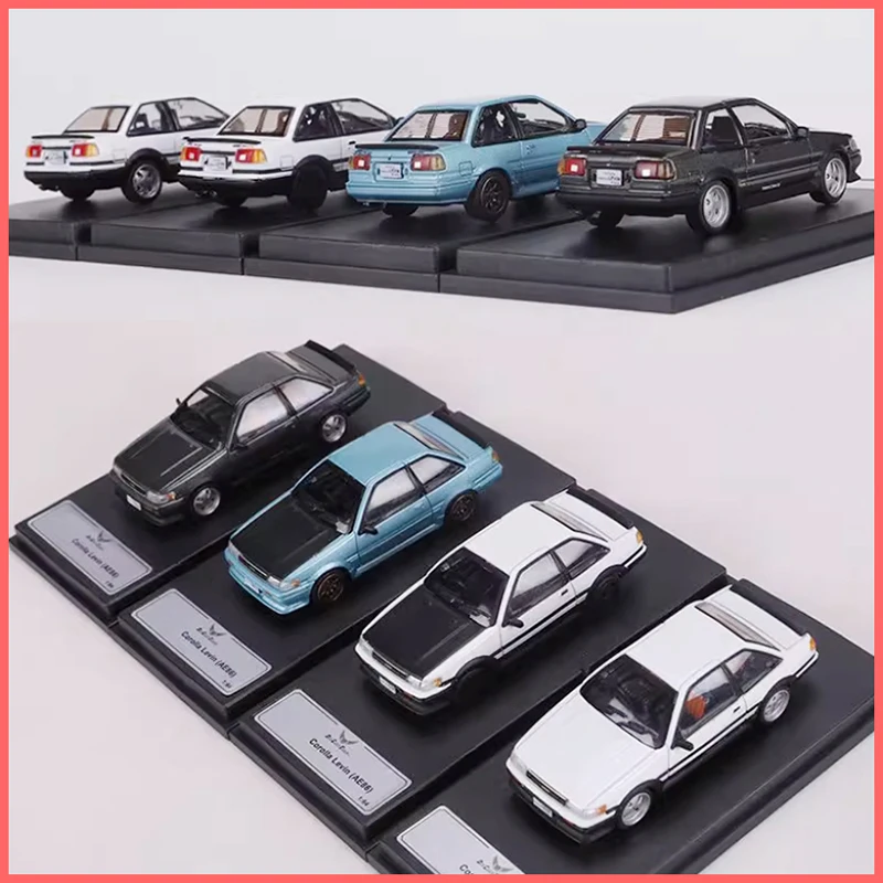 DCT 1:64 스케일 AE86 Corolla Levine 시뮬레이션 합금 자동차 모델 클래식 성인 기념품 선물 취미 및 장난감