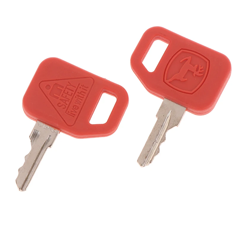 New 5Pcs Power Switch Keys For AM136681 Excavator Fit All Graders Dozers Skid Steer AR51481 AT195302 AM131841