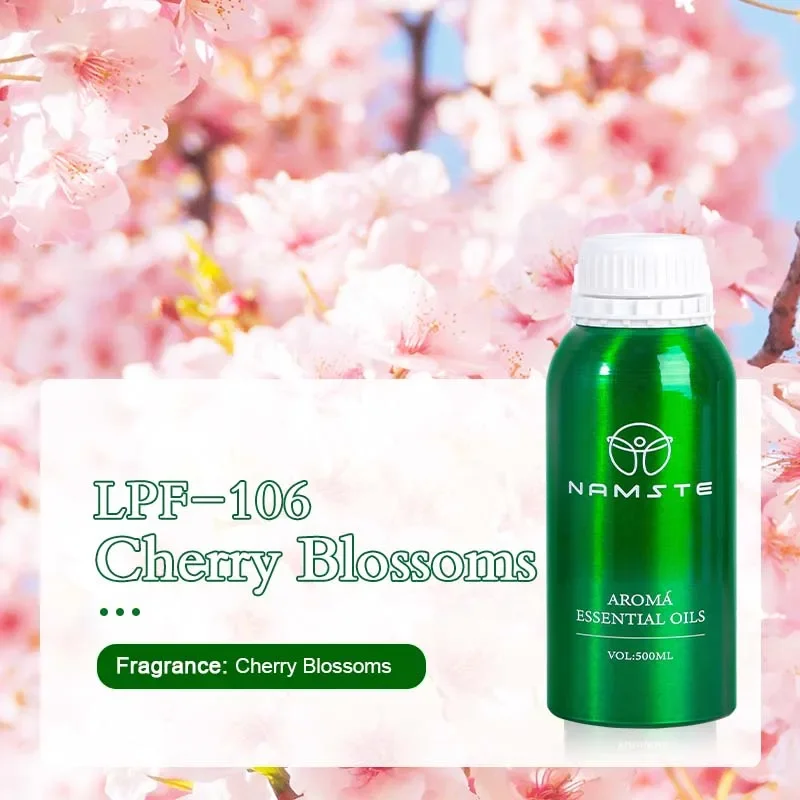 NAMSTE 500ML Fruity Tulips Daisy Bergamot Natural Essential Oil Difuser Essential Oil Air Perfume Green Tea Home Aromatic Oil