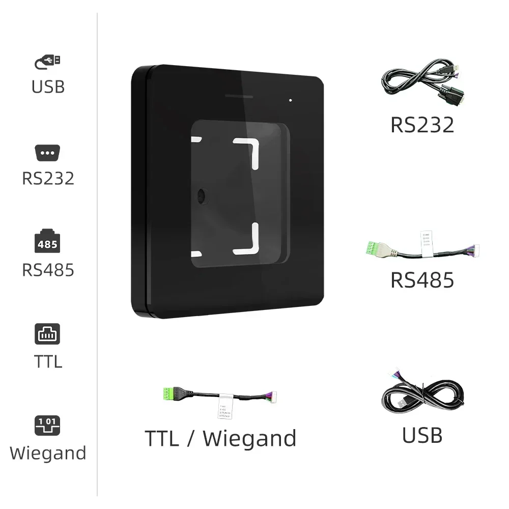 M350 QR Code Reader Module NFC Scanner and Door Gate Product for Access Control System Scanning Applications