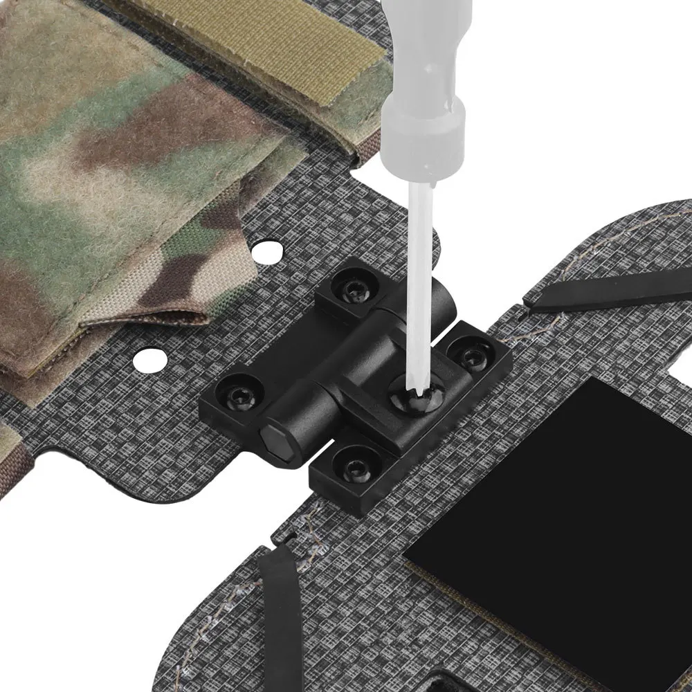 Outdoor Navigation Board Mobile Phone Holder Flip-down Device Panel Pouch MOLLE/PALS Tactical Vest Plate Carrier Sports Hunting