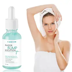 Serum suave para prevenir el pelo encarnado, reafirmante y reparador de la piel después del afeitado y encerado, 30ml