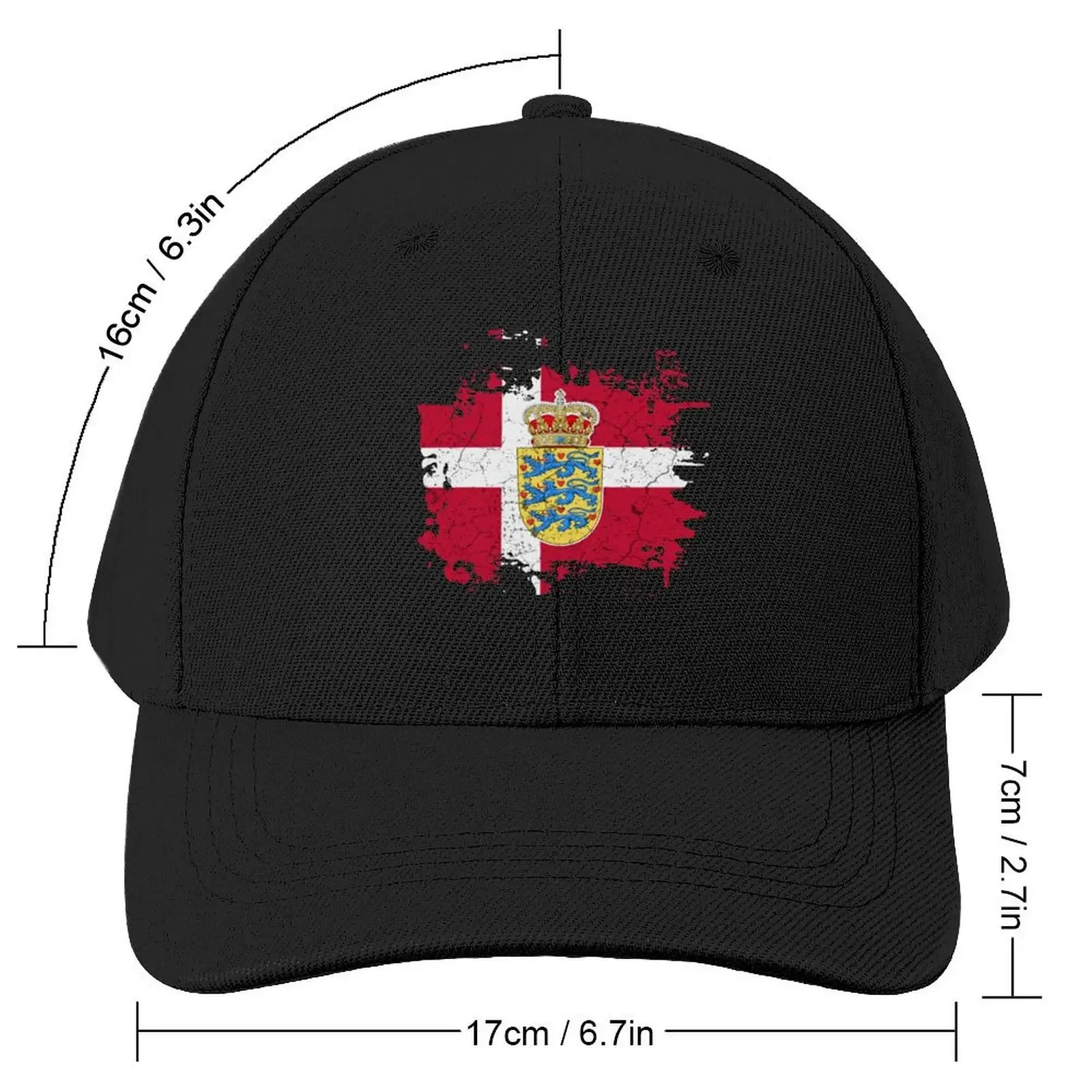 Denmark flag coat Baseball Cap Luxury Cap Beach Bag Caps Male Women's