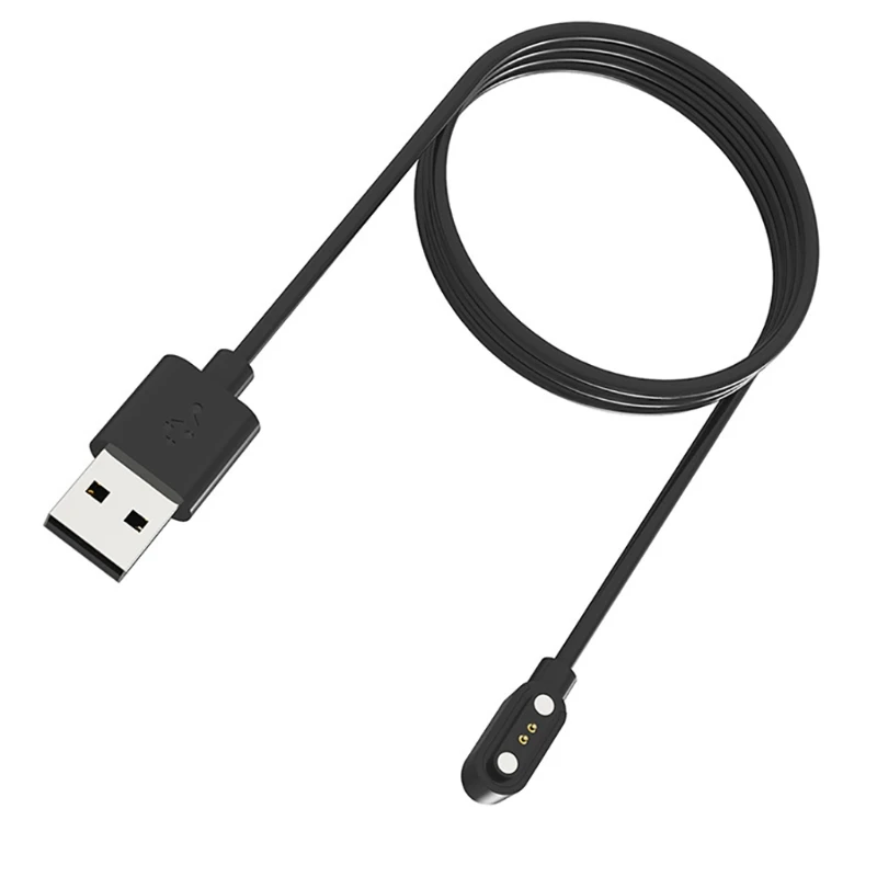 Cargador Cable magnético USB, carga 2 pines para pulsera seguimiento Fitness HW12 HW16, pulsera inteligente