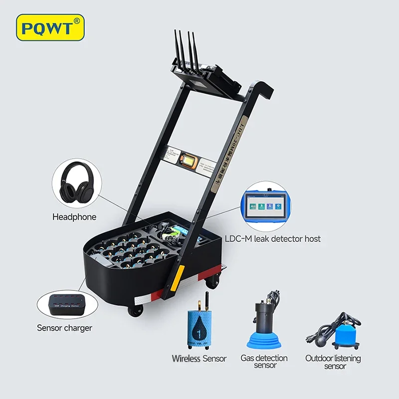 PQWT LDC M Series Large Area Underground Water Pipeline Gas Leak Detection Wireless Sensors Leak Detector