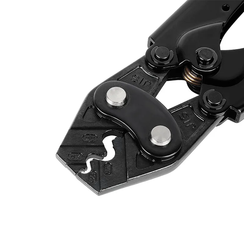 Mini alicates de prensado de terminales eléctricos multifunción con pelado de cables, herramienta de prensado manual, kits de conectores múltiples