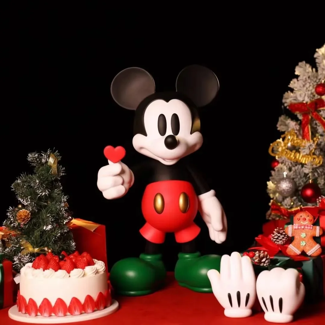 Christmas Disney Mickey Mouse Ego Anniversary Stuffed Playful Figurine Home Desktop Decoration Christmas Birthday Gift image 6