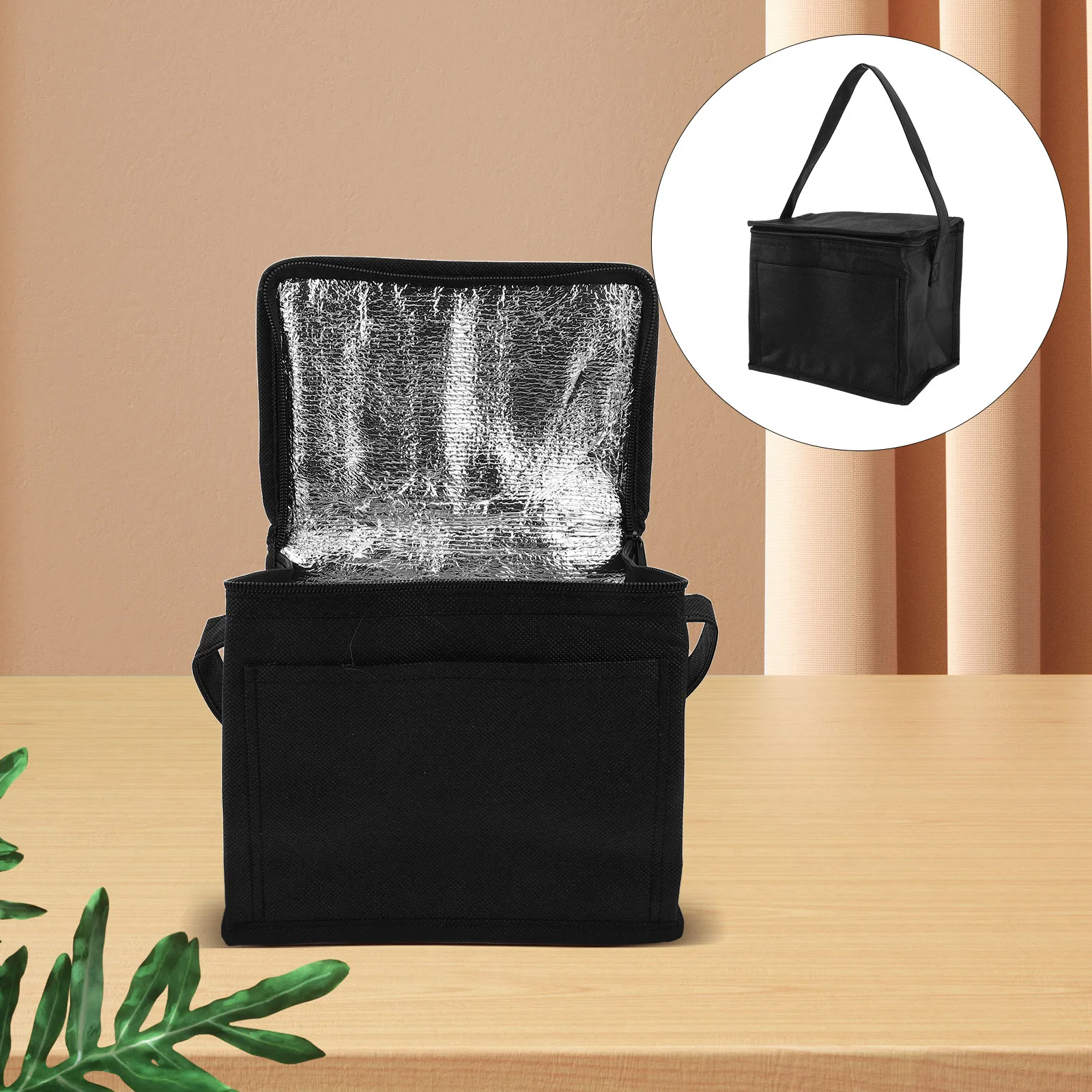 

Insulated Tote Bag Outdoor Picnic Cooler Thermal Bags Leakproof Camping Aluminum Foil Portable Travel Lunch