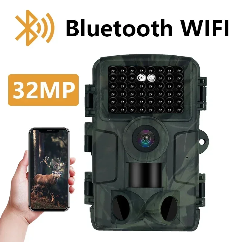 

PR4000 Bluetooth WiFi Hunting Camera 1080P 32MP Infrared Night Vision2.0 Inch LCD Scouting Trail Photo IP66 Waterproof