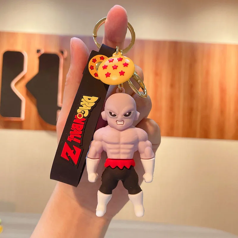 Anime Dragon Ball Son Gohan Majin Buu Kuririn Master Roshi Tien Shinhan Jiren Piccolo Keychain Pendant Car Keyring Gift Kid Cute