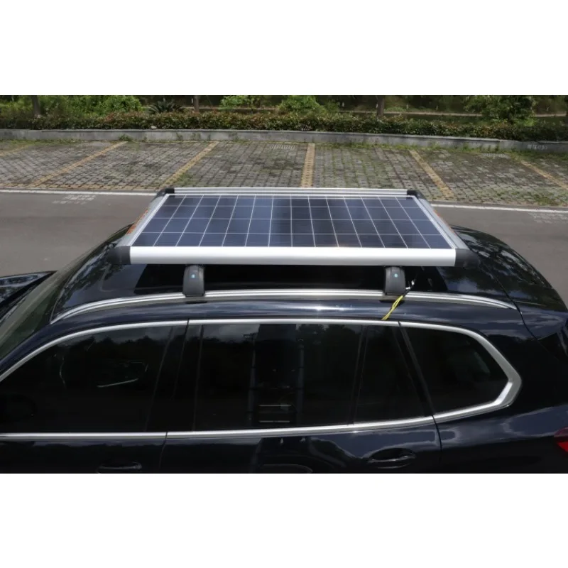 SUV Solar Roof Parcel Or Luggage Rack Universal Luggage Rack Large Capacity Solar Panel