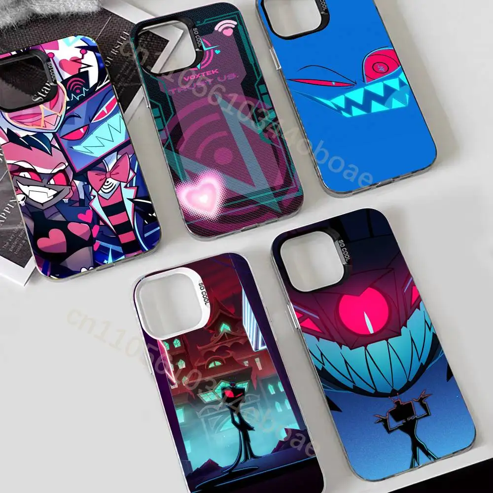 

Hazbin Vox H-HotelS Trust Us Phone Case For iPhone 17,16,15,14,13,12,11,Pro,Max,Plus Shockproof Cover