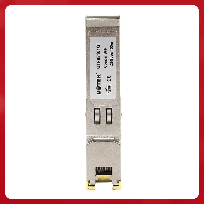 Top fashion UOTEK 1000BASE-T SFP Copper Transceiver Module RJ45 Interface 1.25Gb/s Hot Pluggable UTF83401GI