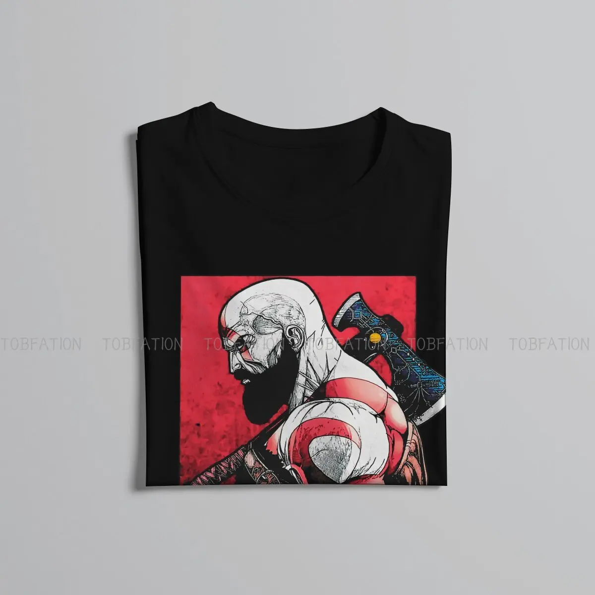 Kratos Gow Classic TShirt For Male God of War Game Clothing Style T Shirt Comfortable Print Loose