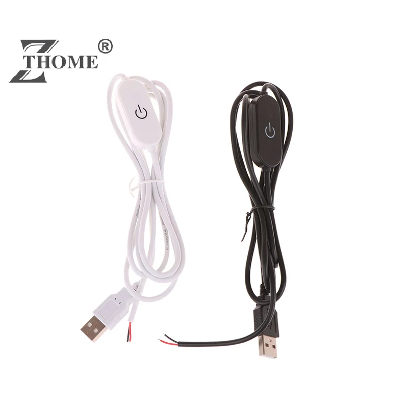 

2A 5V USB Touch Dimming Switch Cable 1.5M USB 2.0A To 2 Wire Output 5-100% Dimmer Controller