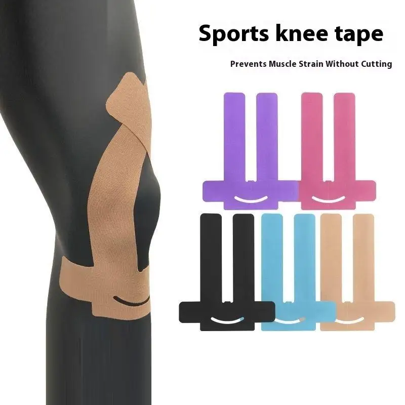 

1Pcs Pre-Cut Kinesiology Tape For Knees Waterproof Elastic Breathable Athletic Tape Sports Bandage