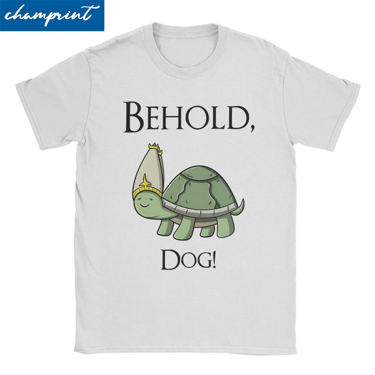 E-Eldenn Behold Dog T-Shirt Men Women Funny 100% Cotton Tees Round Neck Short Sleeve T Shirts Classic Clothes