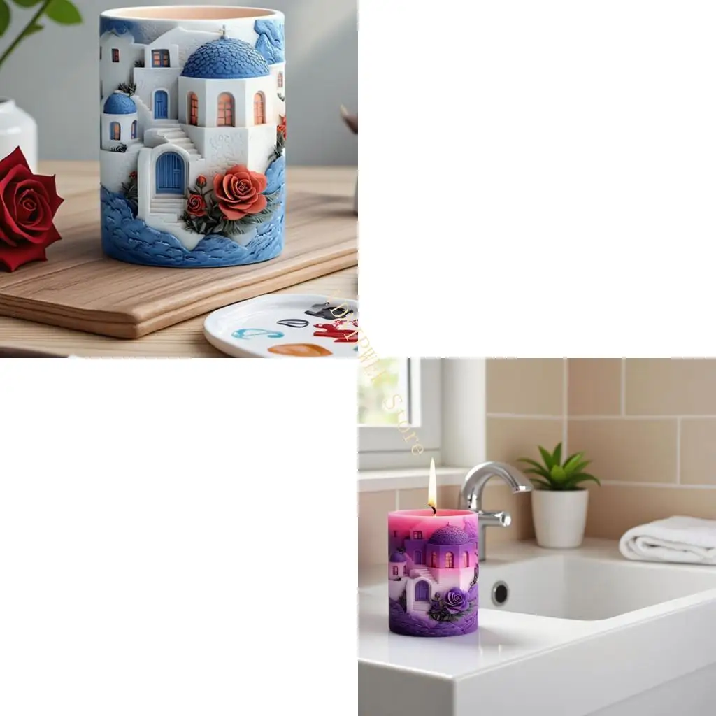 

Cup Design Silicone Craft Mold For DIY Resin Jewelry Organiser Flower Plant Pots Making Home Decoration Projects D08E