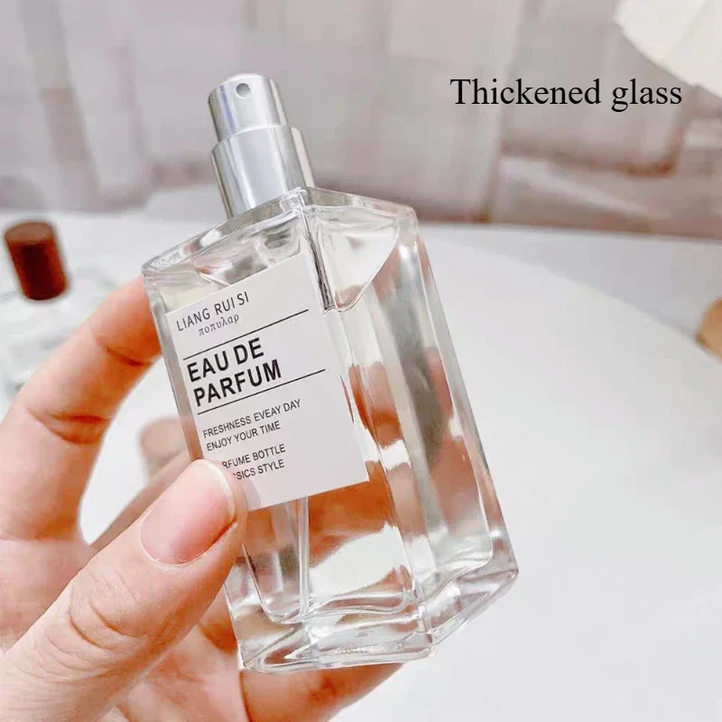 Portable Glass Spray Bottle Beech Lid Perfume Bottle Walnut Cover Empty Bottle Sample Vial Cosmetic Container Refillable Bottles