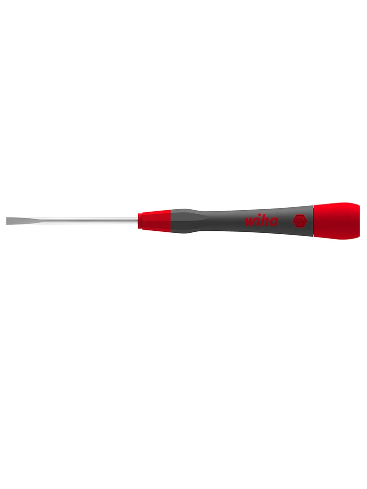 Wiha 42394 SL3.0×50mm Precision Slotted Screwdriver, Non-Slip Mini Flat Screwdriver for Electronics Watch Phone Repair