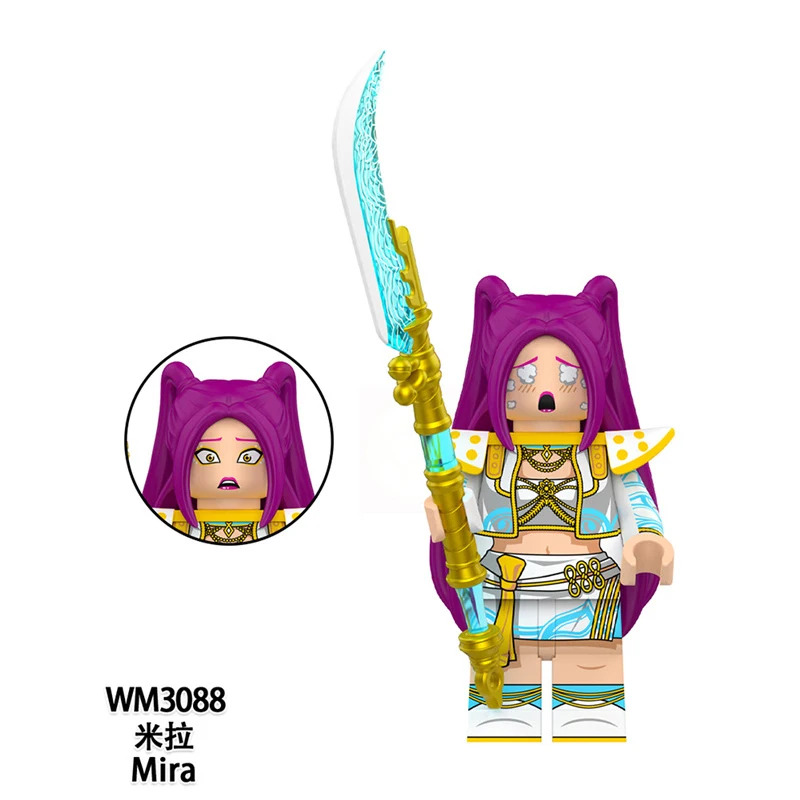 WM6229 chasseurs de démons Mini figurines jouet, groupe Star Girl Rumi Idol Boy groupe Saja Devil Hunters ActionToy, blocs de construction