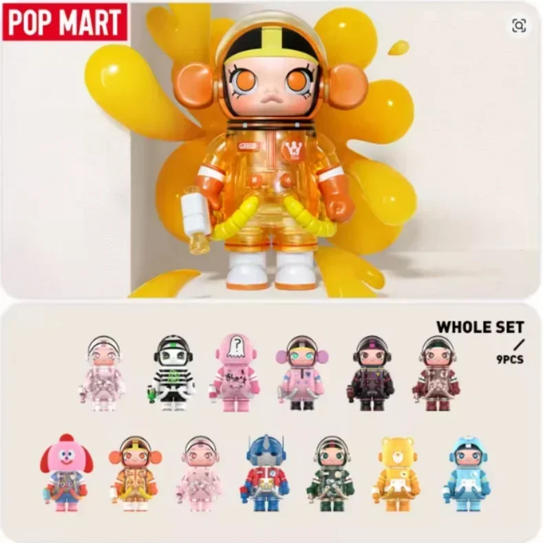 

POP MART MEGA SPACE MOLLY Series 4, слепая коробка, 100% загадочные игрушки, милая фигурка, украшения для рабочего стола, слепая сумка, Guess Mystery Box