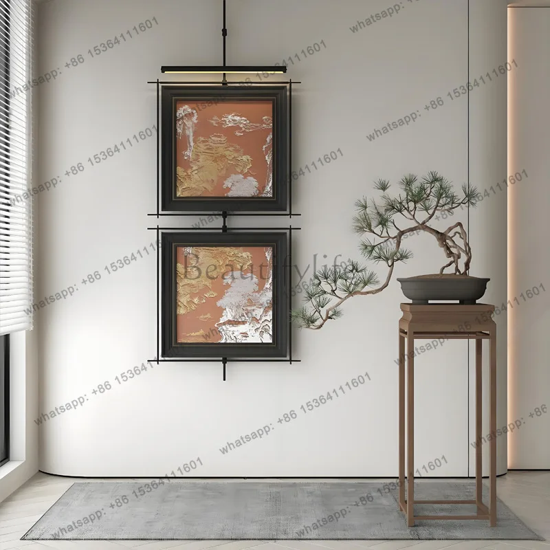 

Wall decoration painting soft decoration medieval wabi sabi wall ambient light decoration