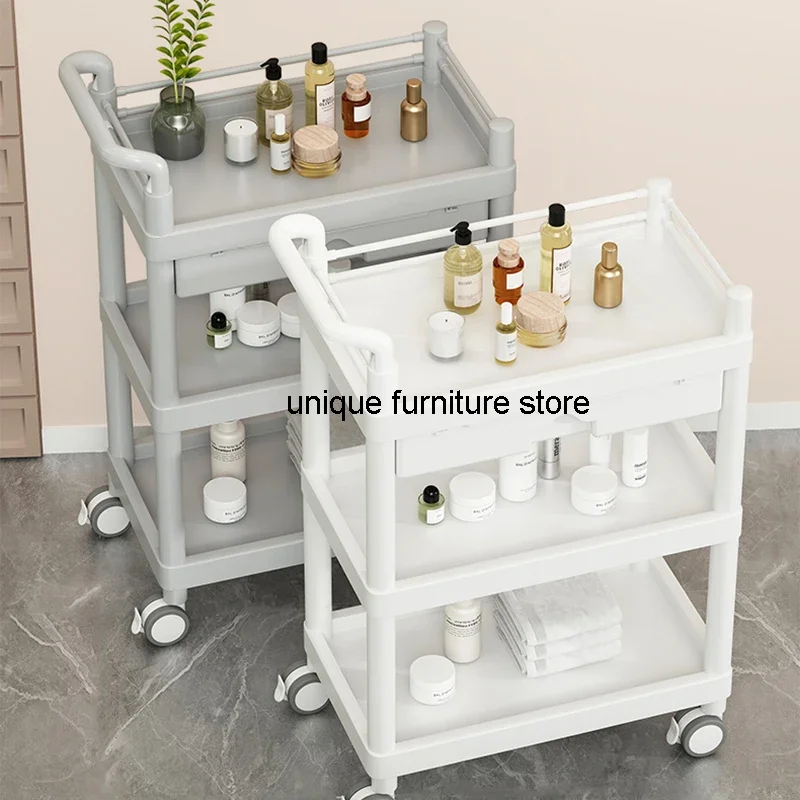 

Lash Spa Tea Salon Trolley Hair Pedicure Rolling Beauty Nails Salon Trolley Hairdresser Carrito Auxiliar Salon Furniture WKST