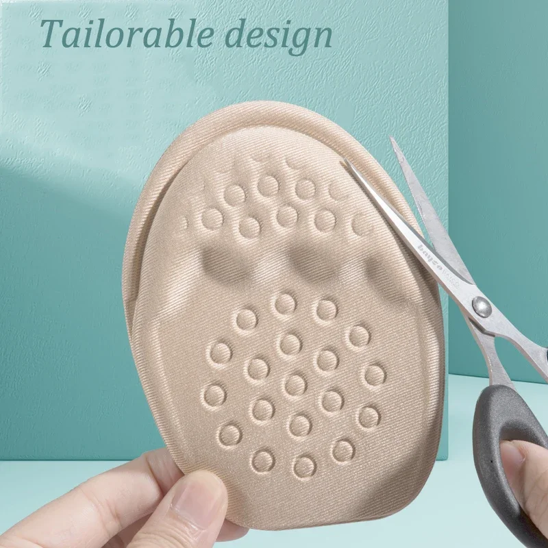 Half Insoles for Shoes Inserts Forefoot Insert Non-slip Sole Cushion Reduce Shoe Size Filler High Heels Pain Relief Shoe Care