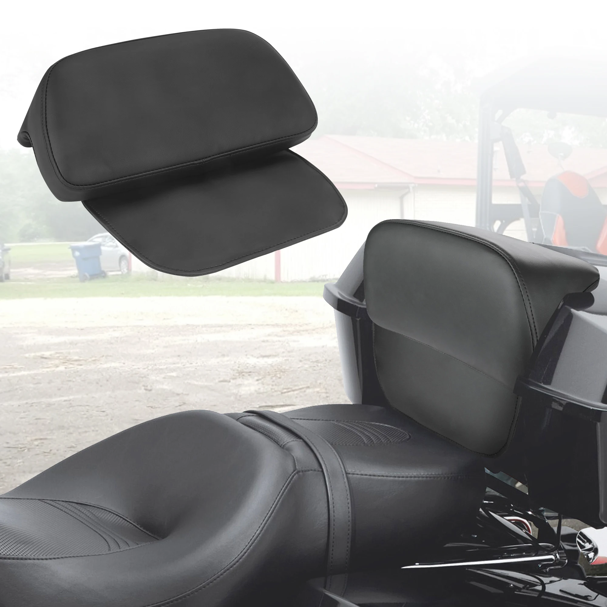 

Motorcycle Tour Pack Backrest Pad For Harley 2014-2022 Touring Street Road Glide FLHR FLHTCU FLHX Trunk Rack Backrest Pad