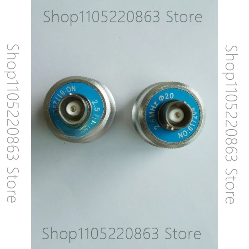 Ultrasonic straight probe 2.5P20 flaw detector single crystal probe UT metal flaw detection longitudinal wave